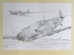 An Me109 claims another Russian victim during the push on the eastern front in 1942. ......