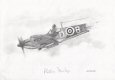  Following a violent collision with a Bf.109 over northern France on 9th August 1941, Douglas Bader found himself trapped in the cockpit of his Spitfire, now missing its entire tail, as it plunged toward the ground.  Only by releasing one of his arti......