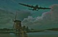  Guy Gibson leads the first wave of 617 Squadron's Lancaster bombers towards the German border and on to the Mőhne dam.  After crossing the coast a fraction off course, Gibson adjusts his compass heading slightly and, as the unmistakable thu......