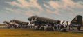  Richard Taylor's stunning painting depicts the men of the 506th Parachute Infantry Regiment, 101st Airborne Division as they take inventory of their equipment during the early evening of 5 June 1944.  Adorned with hastily applied invasion stripe......